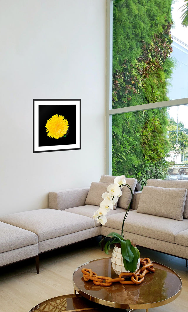 "Bee Yourself" Yellow Dandelion