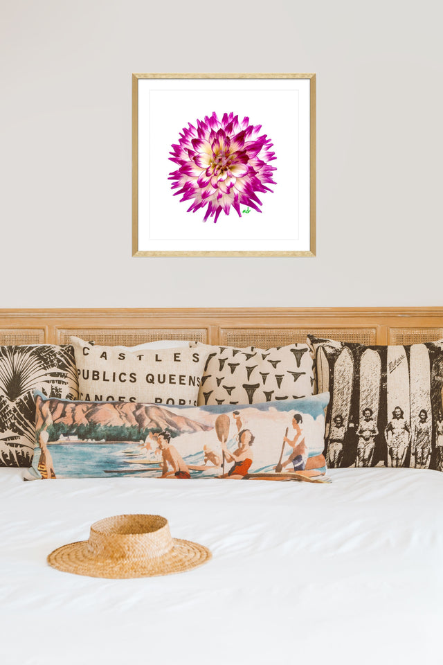 "Born to be a Star" Purple Dahlia