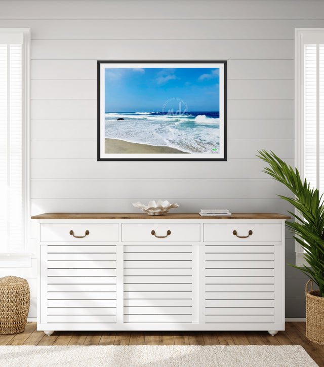 "Coastal Timeout" Framed Coastal Print