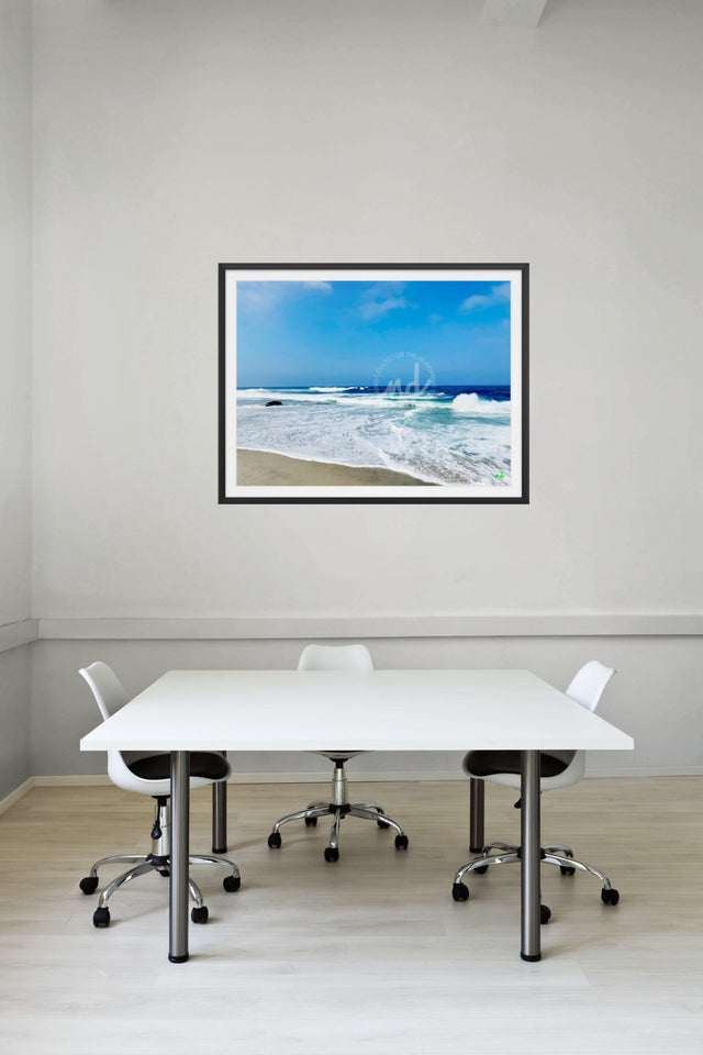 "Coastal Timeout" Framed Coastal Print