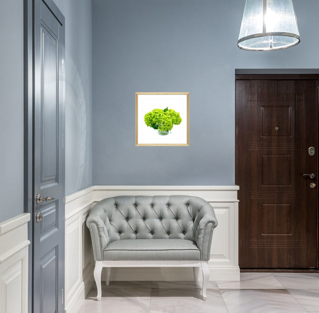 "Luscious Lime" Green Hydrangea Art Print