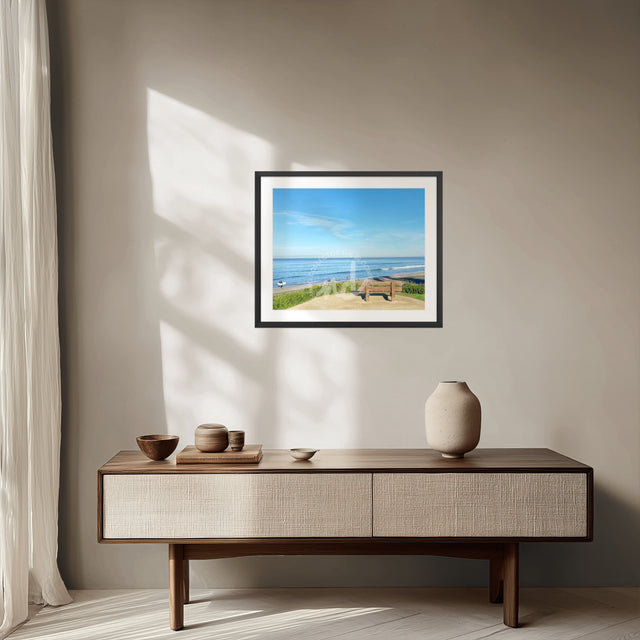 "Saving You a Seat" Coastal Art Print