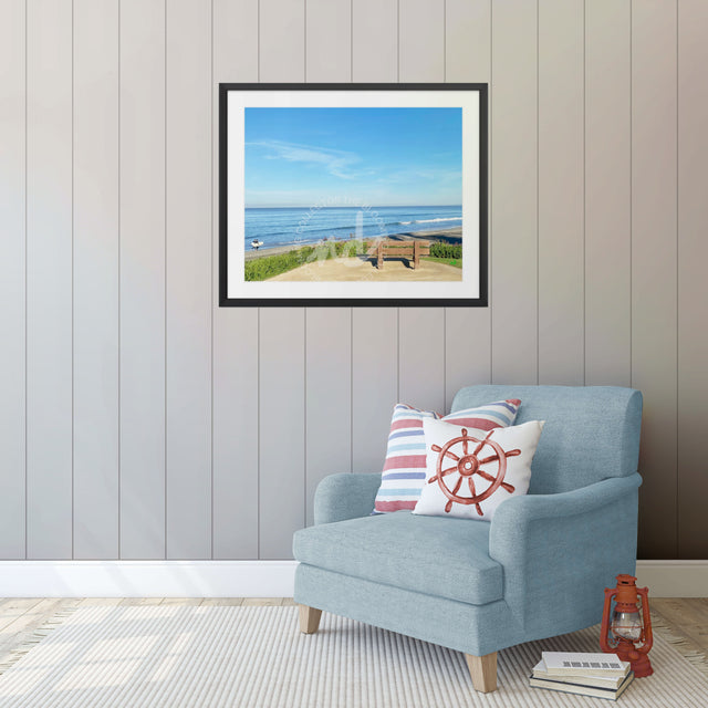 "Saving You a Seat" Coastal Art Print