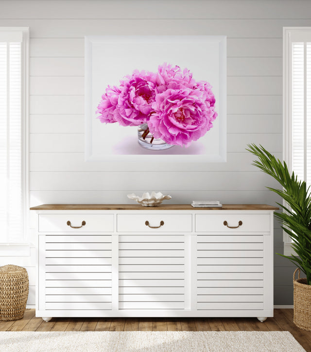 "Sei Fiori" Pink Peonies Floral Art Print