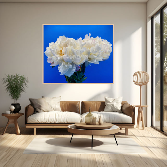 "Vacation Vibes" White Peonies