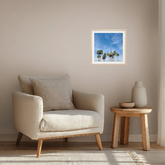 "Palms in Paradise Valley" Palm Tree Art Print